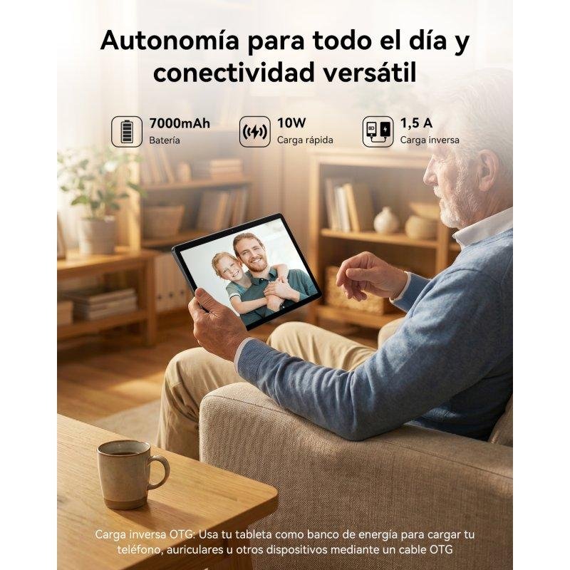 Detalle de ExcitPower T30: Tablet 11" WiFi, 3 GB RAM, 32 GB, color Azul