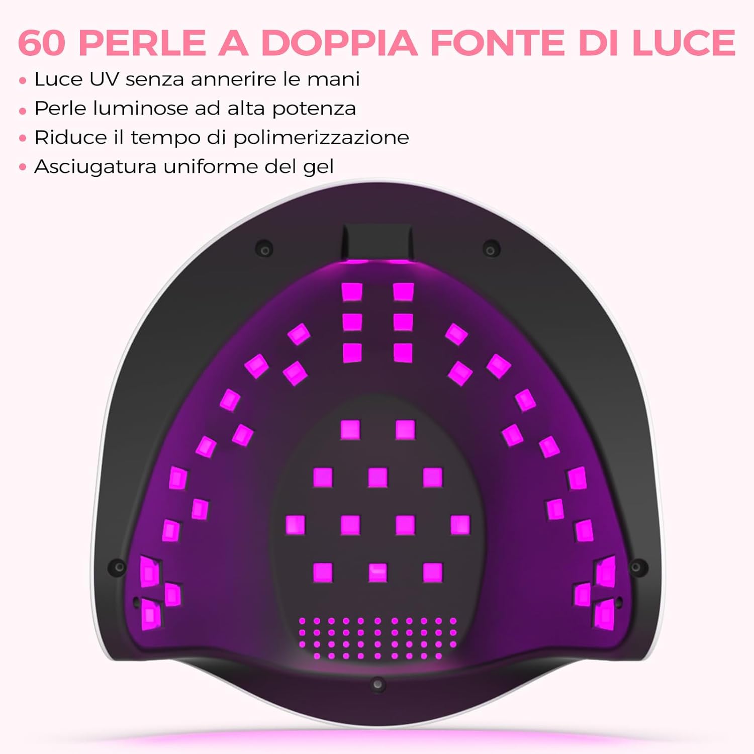 Detalle 2 de NAILGIRLS Lampada UV 268W per unghie