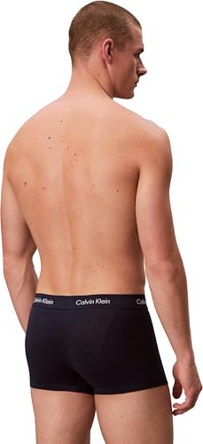 Detalle 2 de Calvin Klein Boxers Taille Basse Lot de 3 Homme – Multicolore (Black/Blueshadow/Cobaltwater) – M