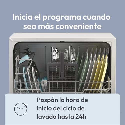 Thumbnail 5 de Candy CP 6E51LW lavavajillas compacto de 6 servicios, 5 ciclos y 51 dB