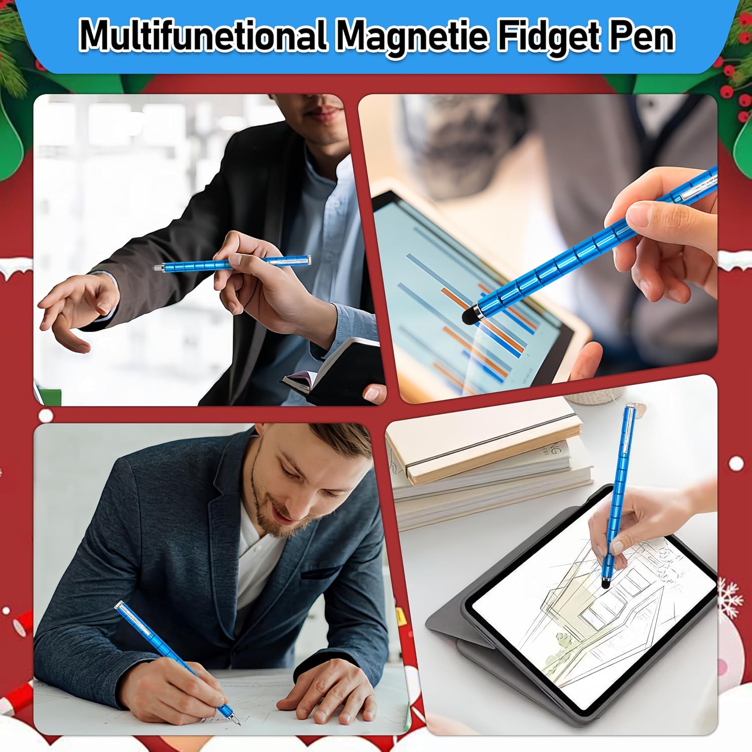 Thumbnail 3 de Felikray Magnetic Fidget Pen for Teens & Adults — Metal Deformation Fidget Toy