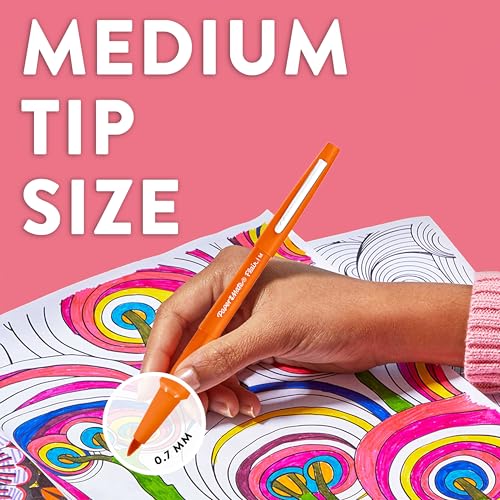 Thumbnail 6 de Paper Mate Flair punta mediana 0,7 mm negro 36 unidades 🖊️