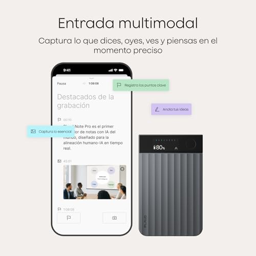 Thumbnail 3 de Plaud Note Pro: Grabadora de Voz IA con Transcripción, Resumen y Gestión de Llamadas