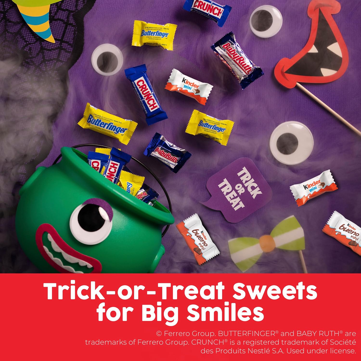Detalle de Butterfinger Halloween Candy Variety Pack, 36.9 oz, 130 Wrapped Minis