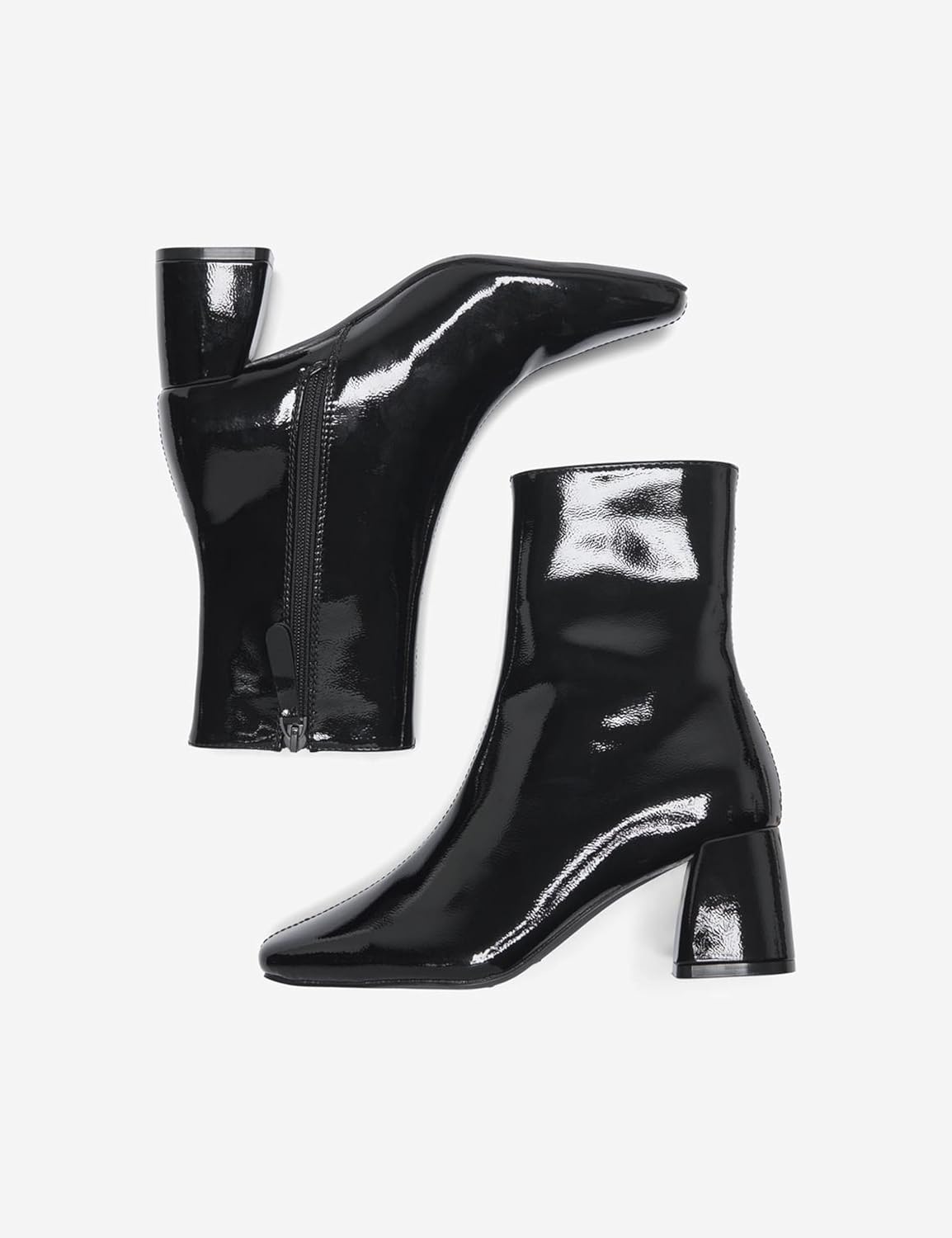Thumbnail 1 de ONLY Onlbrielle-1 Pu Heeled Boot Donna – Stivali con zip e stampa Allover