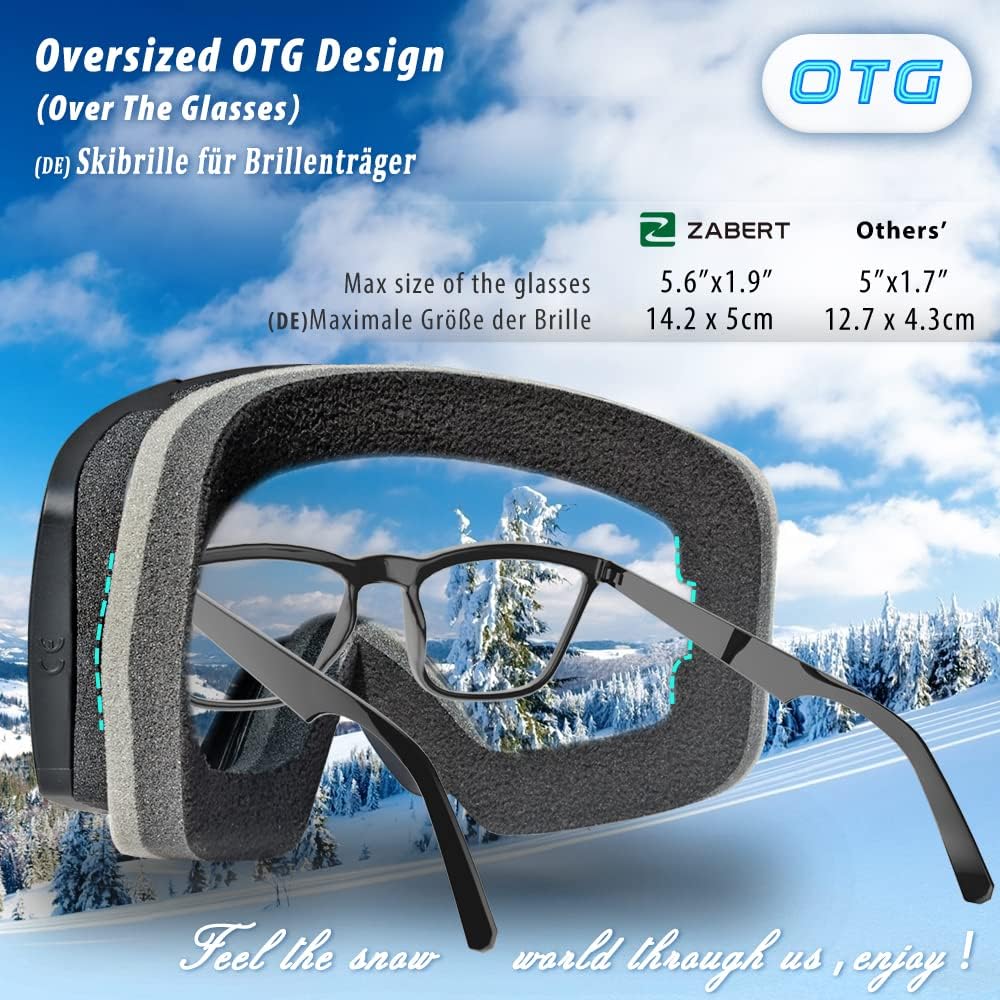 Thumbnail 3 de ZABERT Skibrille OTG für Brillenträger