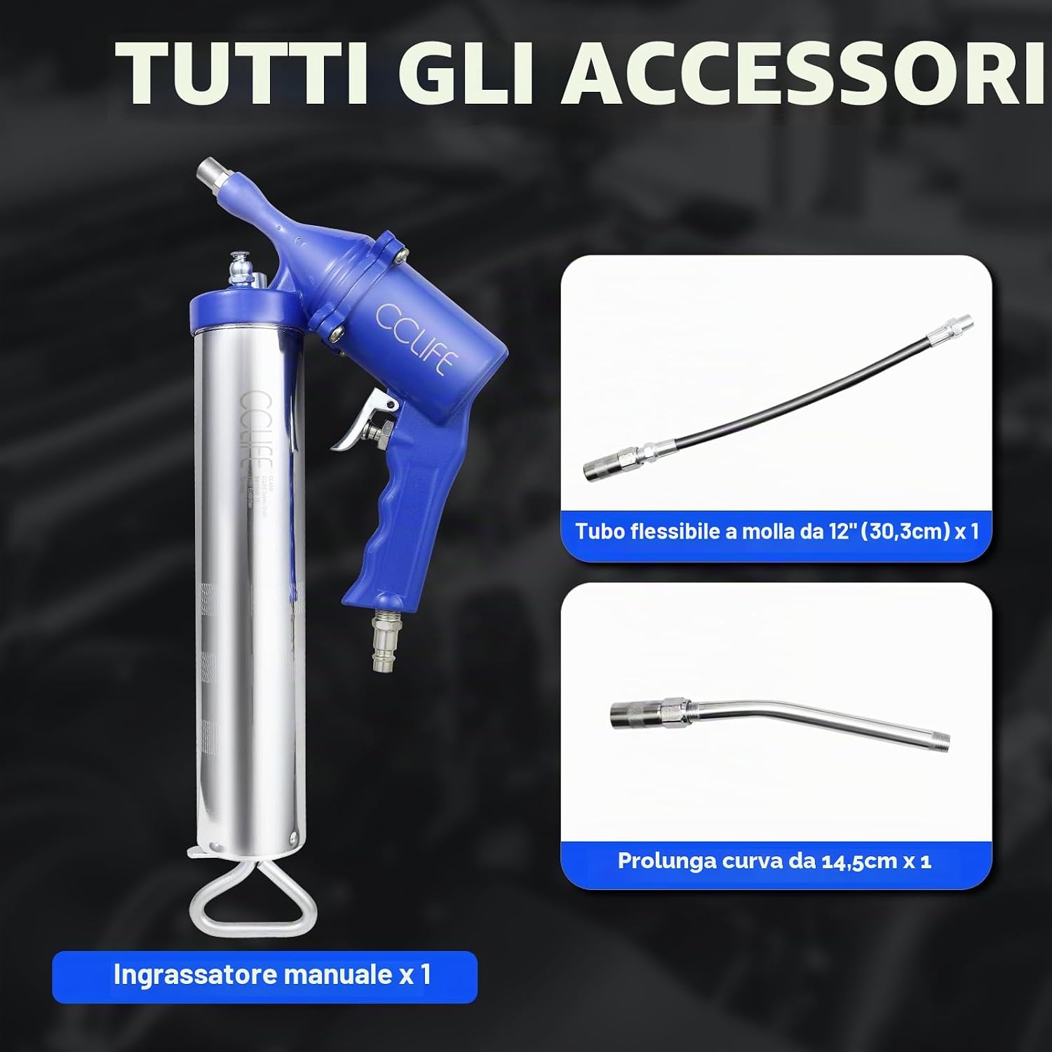 Thumbnail 1 de CCLIFE 6000PSI Ingrassatore 400 CC 🛠
