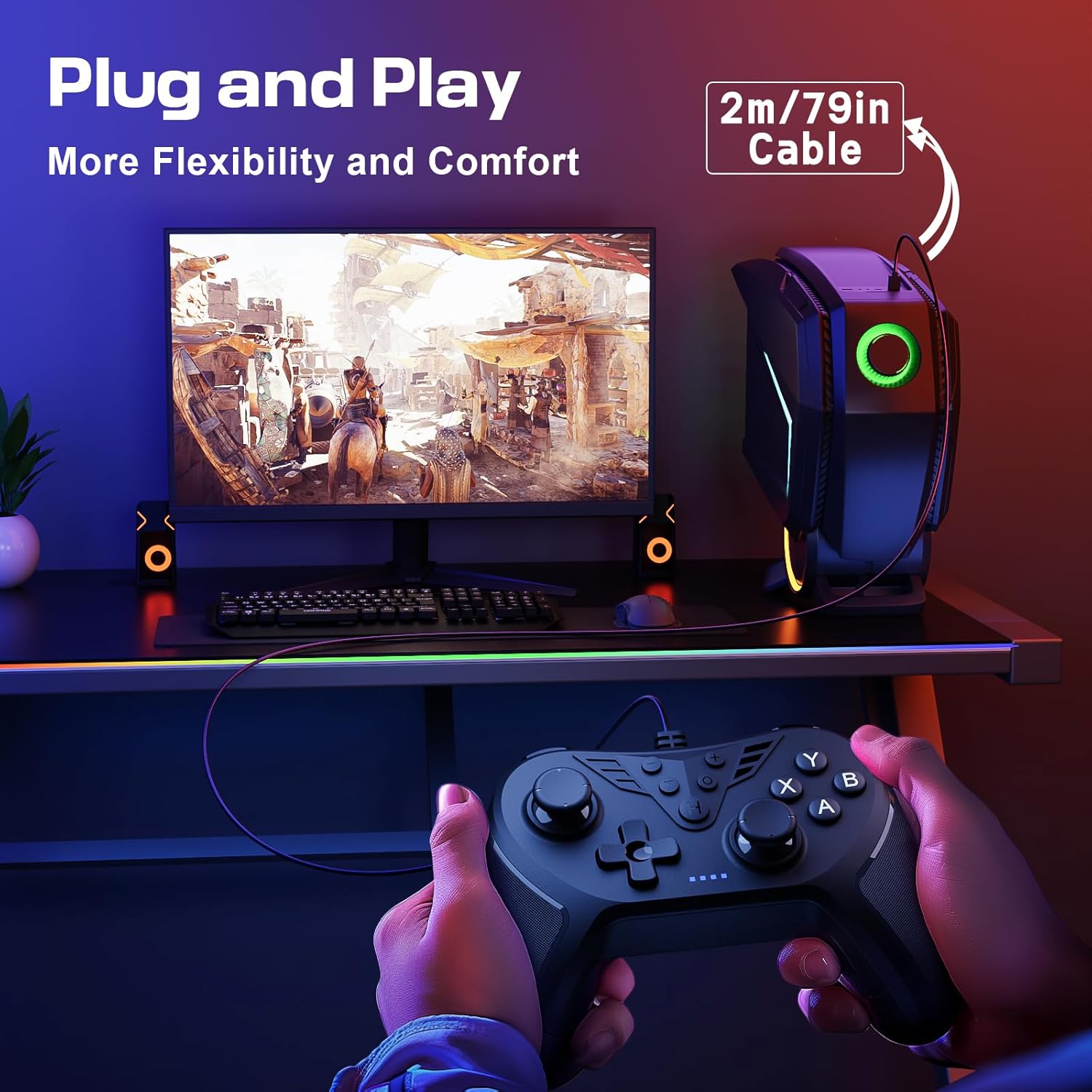 Thumbnail 2 de RivalPlay PC Controller with mappable buttons