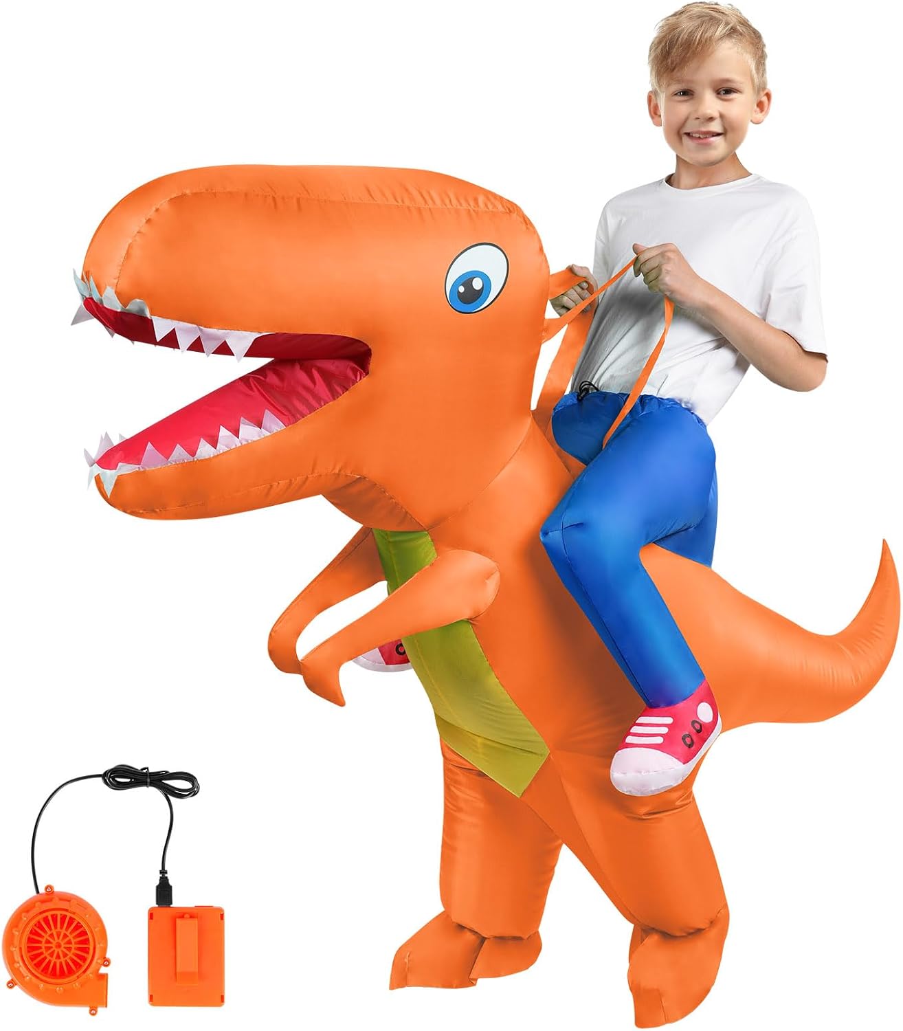 Detalle de AOOWU Costume gonfiabile dinosauro per festa đźŽ