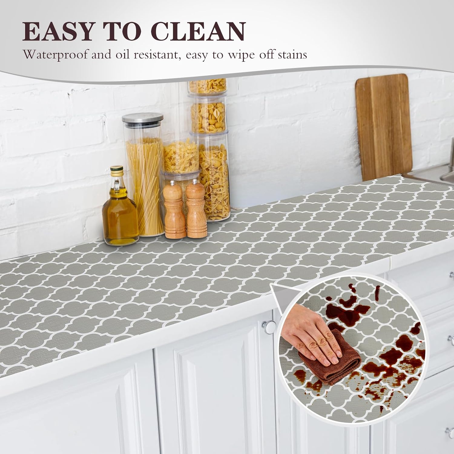 Detalle de ALIUNI Shelf Liner 18IN x 30FT