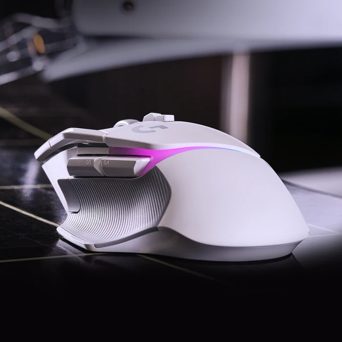 Detalle de Logitech G502 X Plus Lightspeed Kabellose Gaming-Maus Weiß – präzise, anpassbar und zuverlässig