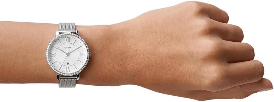 Thumbnail 3 de Fossil Jacqueline: montre femme à mouvement quartz, acier et cuir