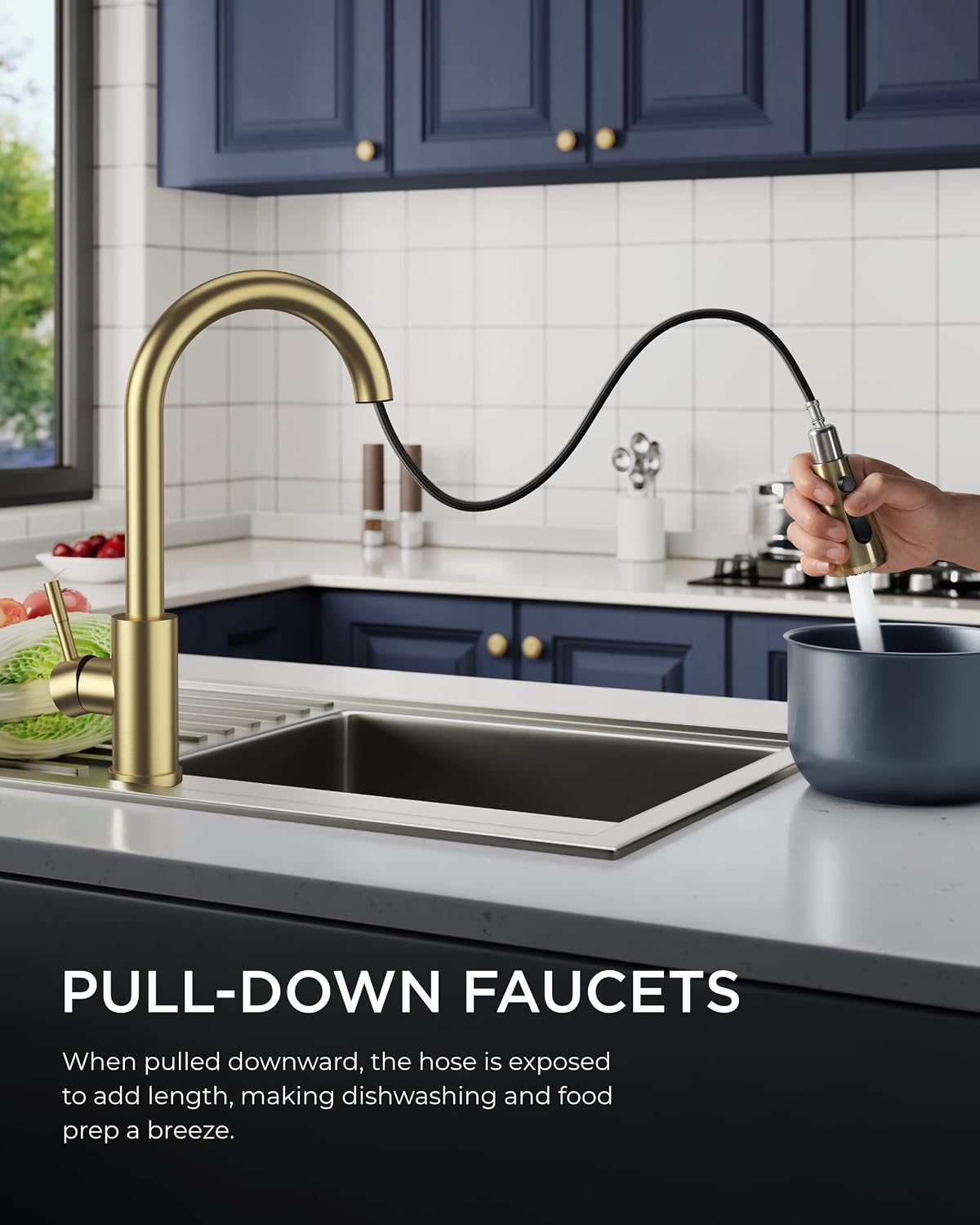 Thumbnail 1 de FORIOUS Kitchen Faucet, 1.8 GPM