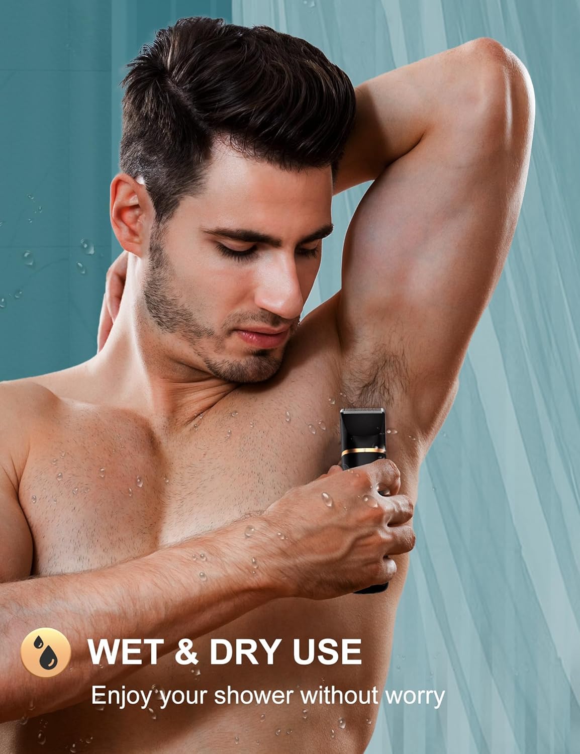 Thumbnail 5 de Body Trimmer Men 3 in 1: Pubic & Ball Trimmer, IPX7 Waterproof, Rechargeable