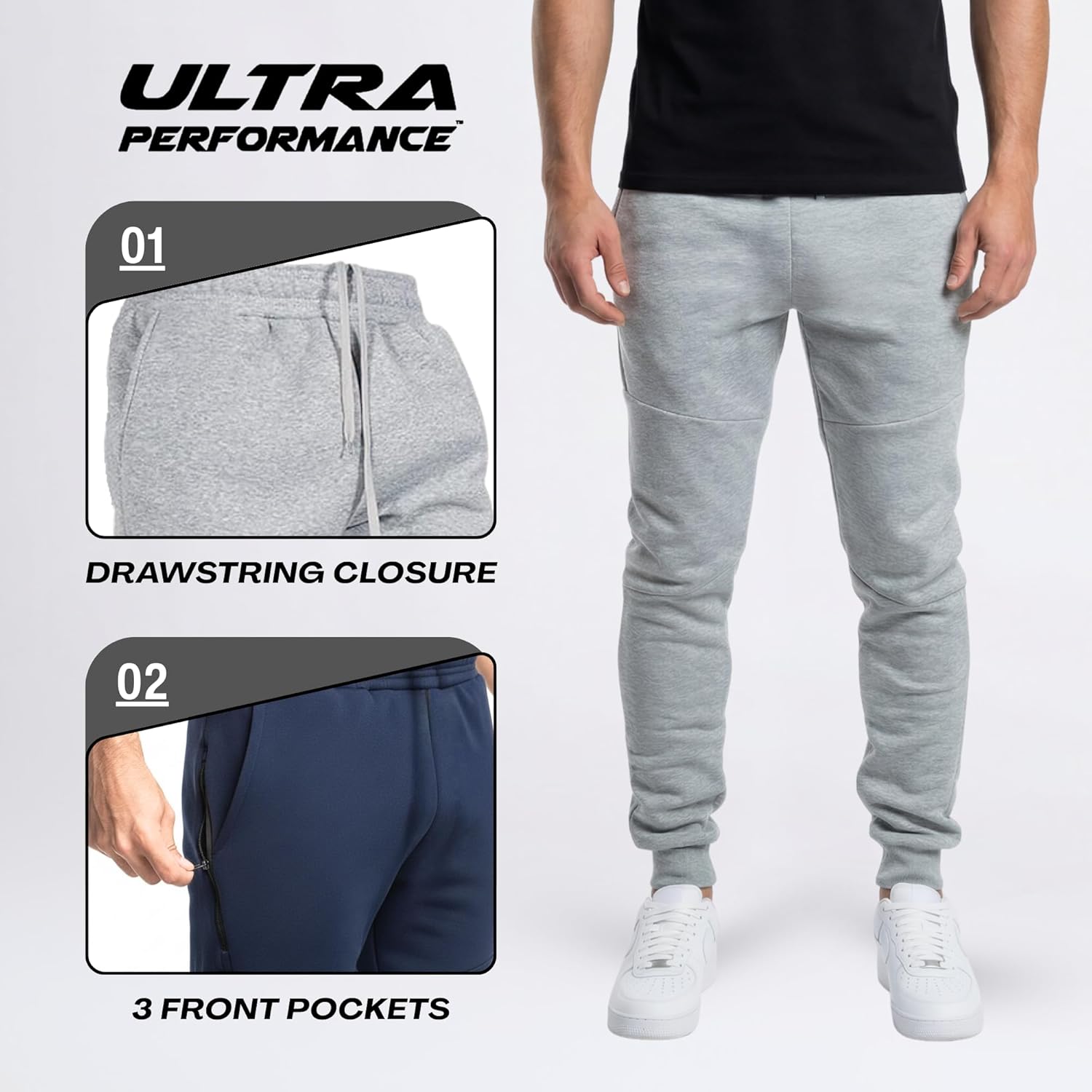 Thumbnail 4 de Ultra Performance Joggers 3 Pack Fleece