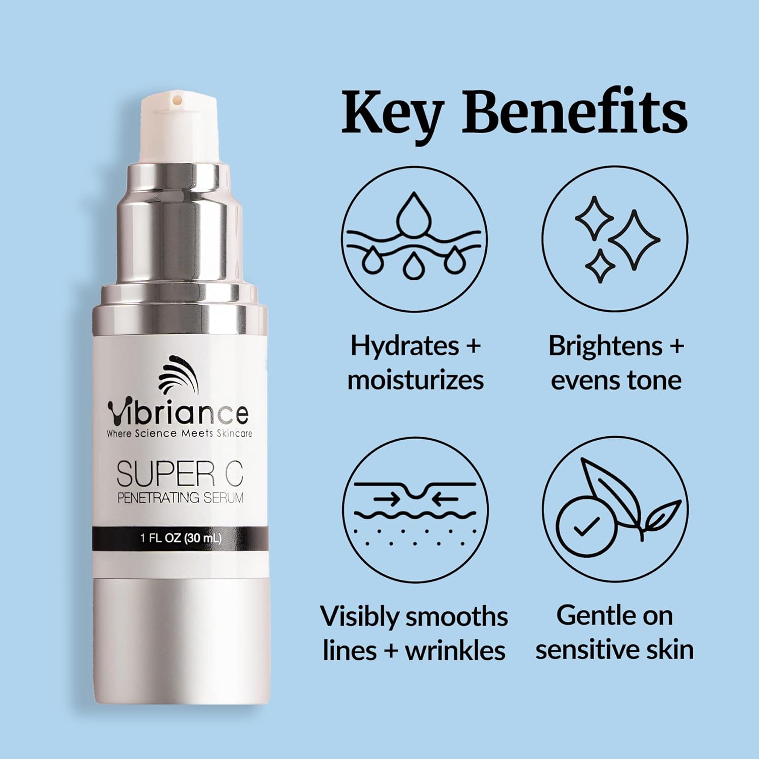 Thumbnail 3 de Vibriance Super C Serum for Mature Skin — Vitamin Formula 1 oz