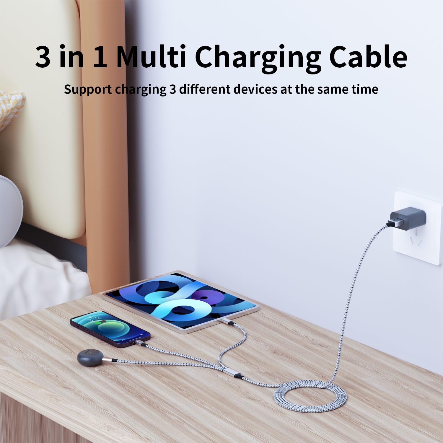 Thumbnail 6 de Firsting Multi Charging Cable 4ft 3-in-1 Charger