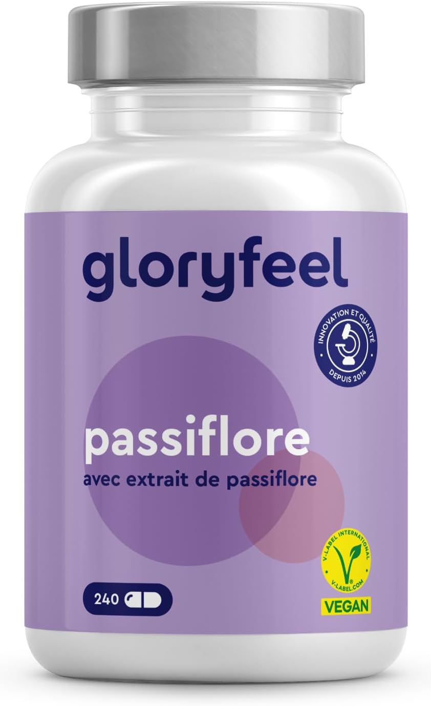 Detalle de Extrait de Passiflore 5:1 937,5 mg – 240 capsules végétaliennes (approvisionnement 4 mois)