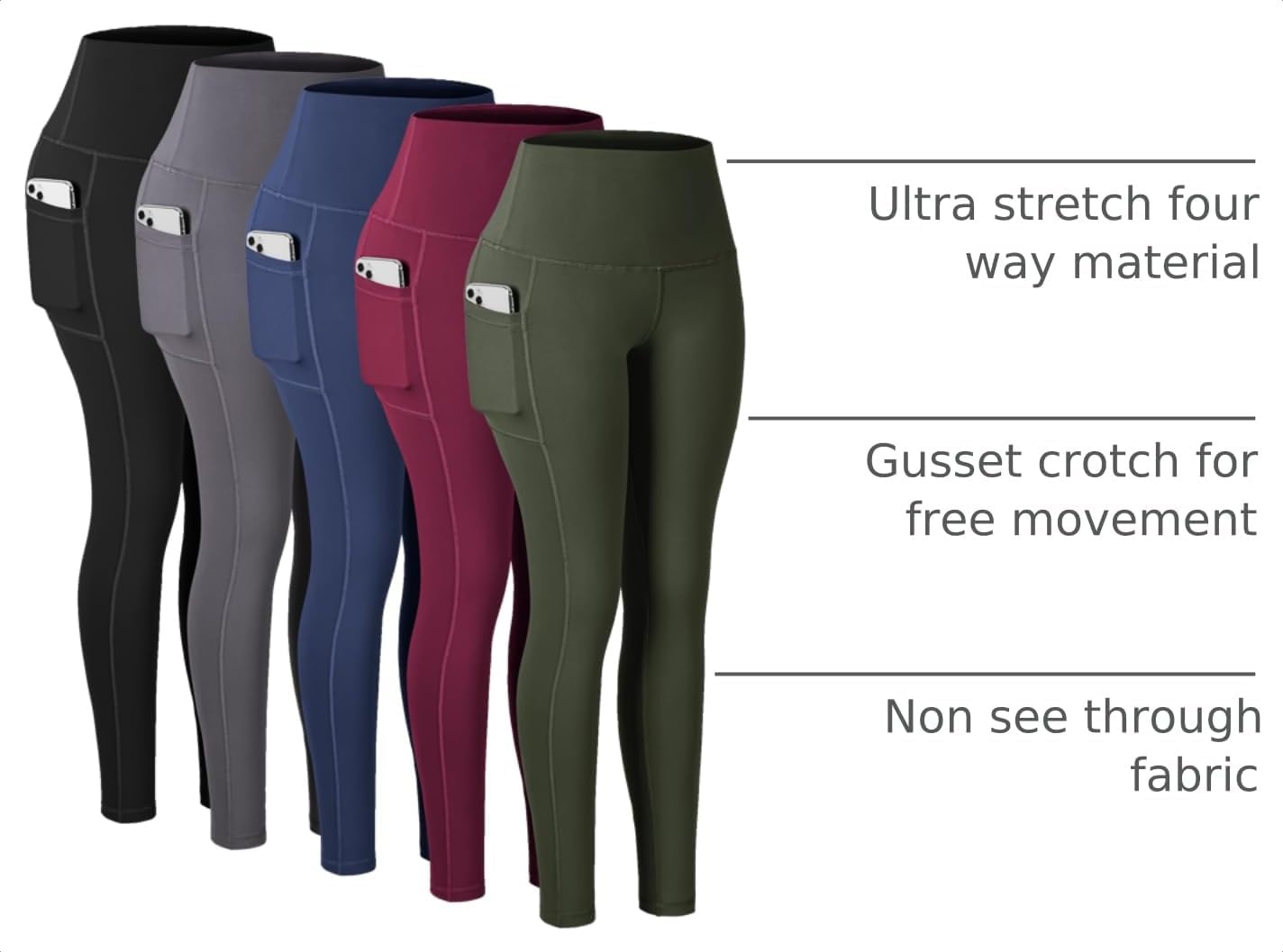 Detalle 2 de CHRLEISURE Leggings 3-Pack