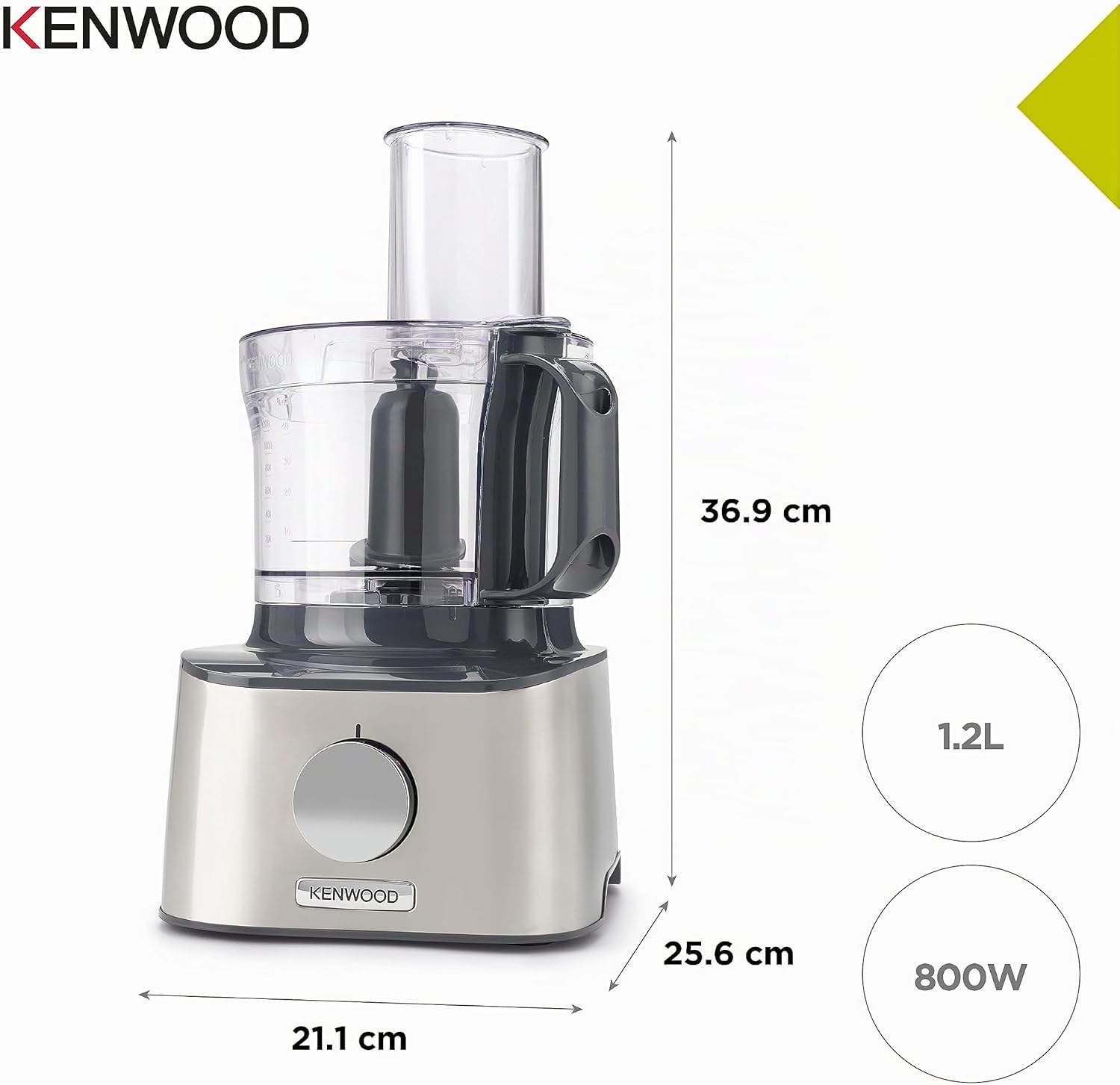Detalle de Kenwood Multipro Compact FDM301SS: robot da cucina all-in-one compatto e versatile