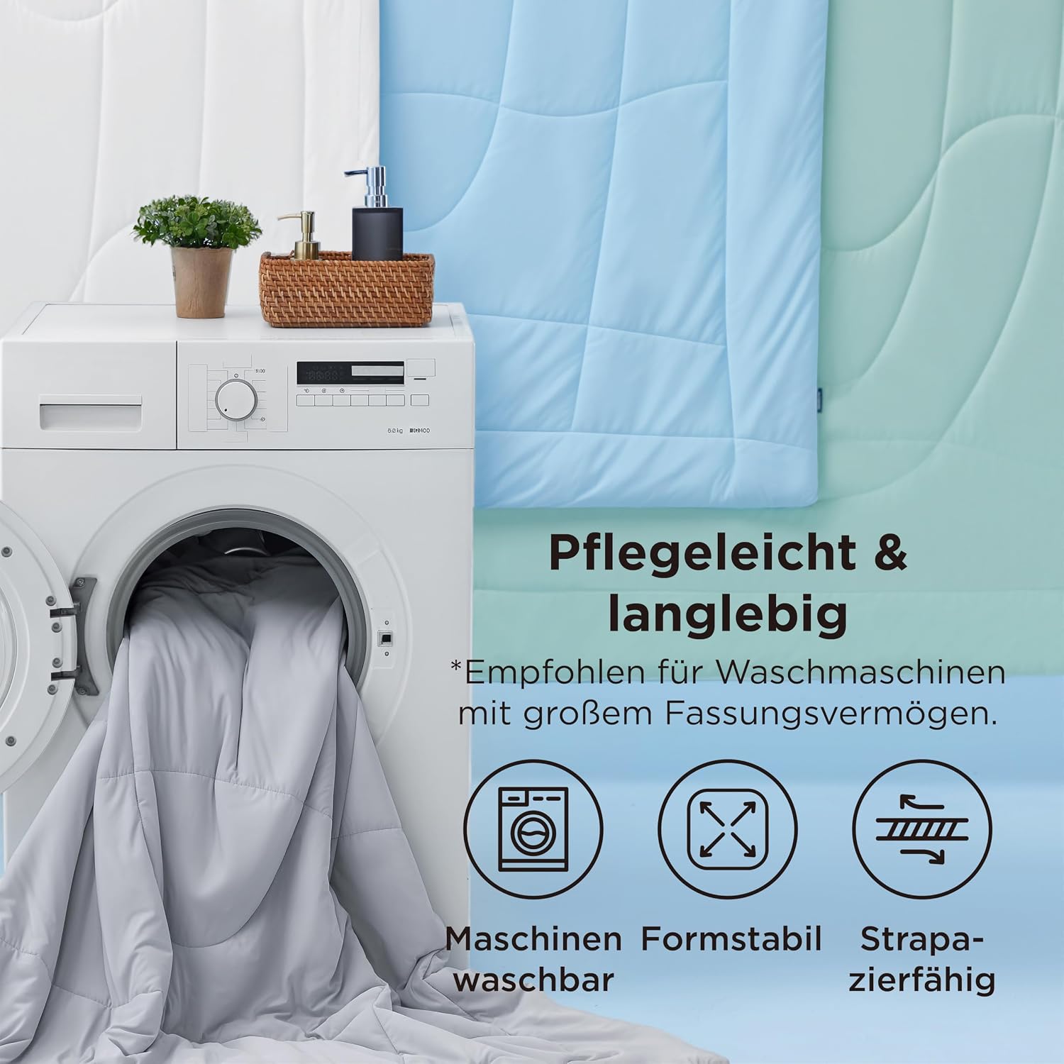 Detalle 2 de BEDSURE Kühldecke Doppelseitig Sommerdecke 135x200 – Arc-Chill Kühltechnik, Q-Max > 0,4, OEKO-TEX, Grau
