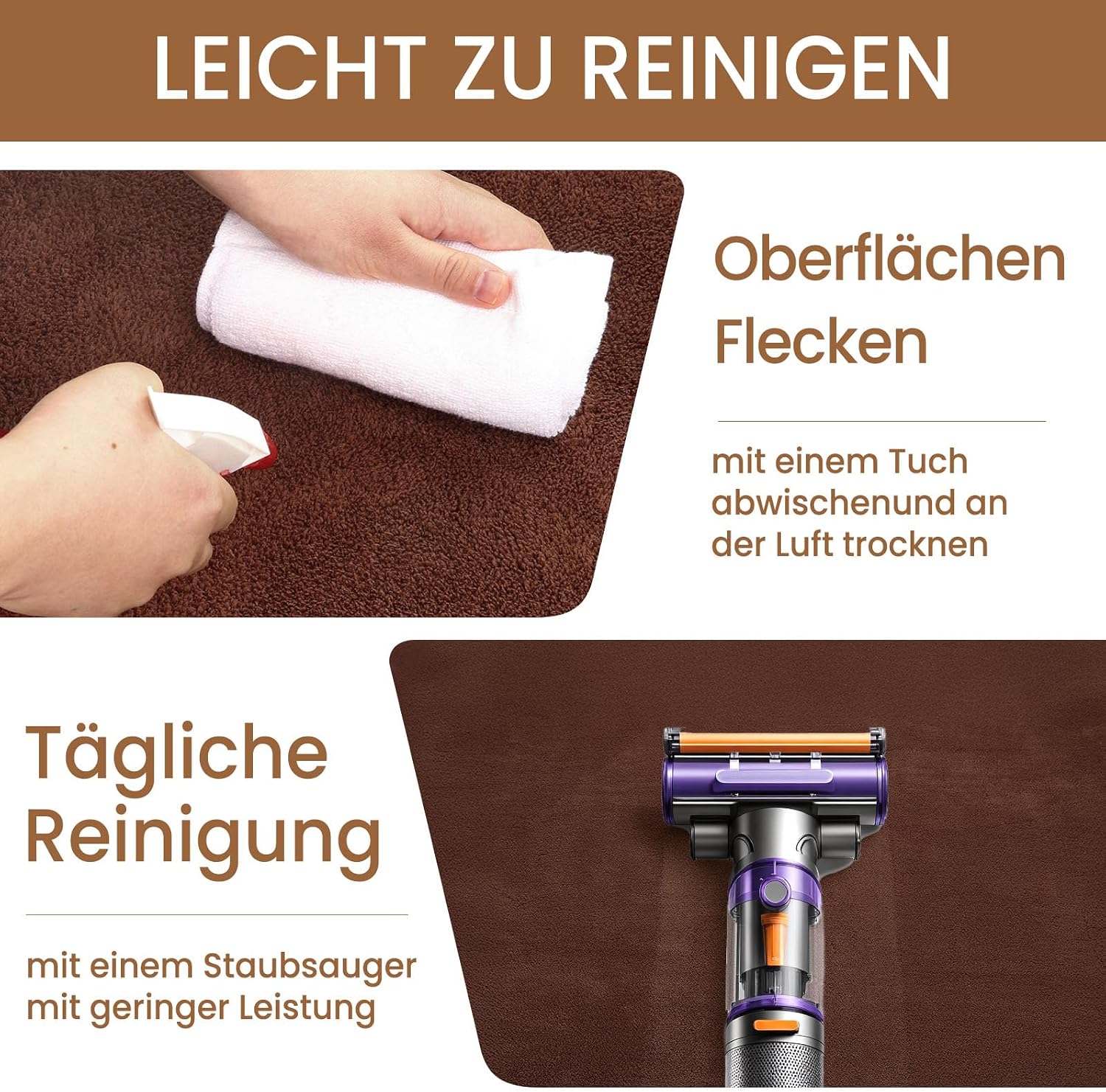 Detalle de Sour Lemon Teppich Wohnzimmer 200x300 cm – waschbarer Kurzflor Kinderteppich mit rutschfester Unterseite