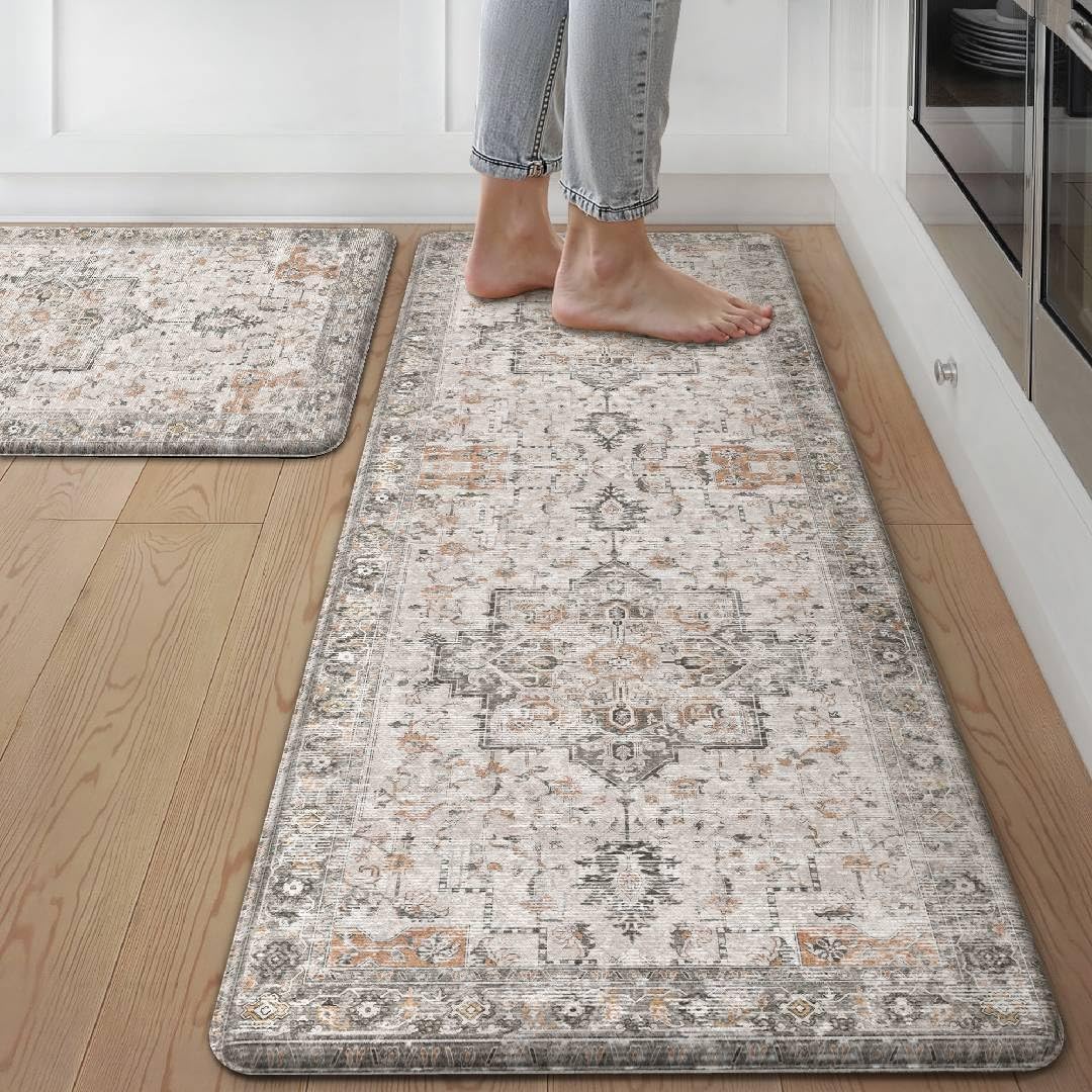 Detalle de GENIMO Kitchen Mats 17.3x47 17.3x30 Anti Fatigue