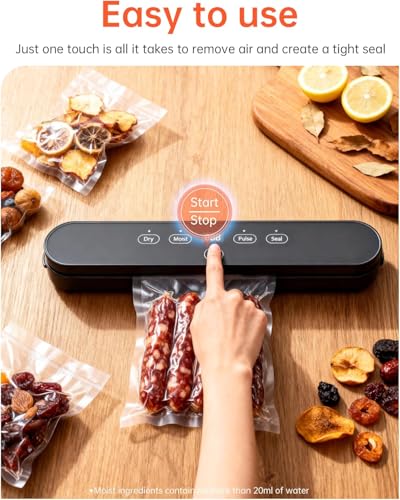 Detalle de LSA Apparel Vacuum Sealer for Food, 4-in-1 Food Sealer Machine with Digital Timer