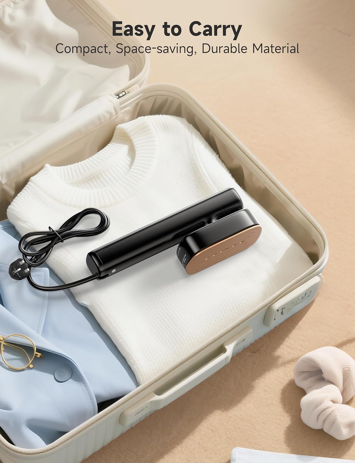 Thumbnail 6 de Sundu Steamer for Clothes Portable 2-in-1 Travel Steamer Iron (15s fast heat-up, LED display, 4 modes)