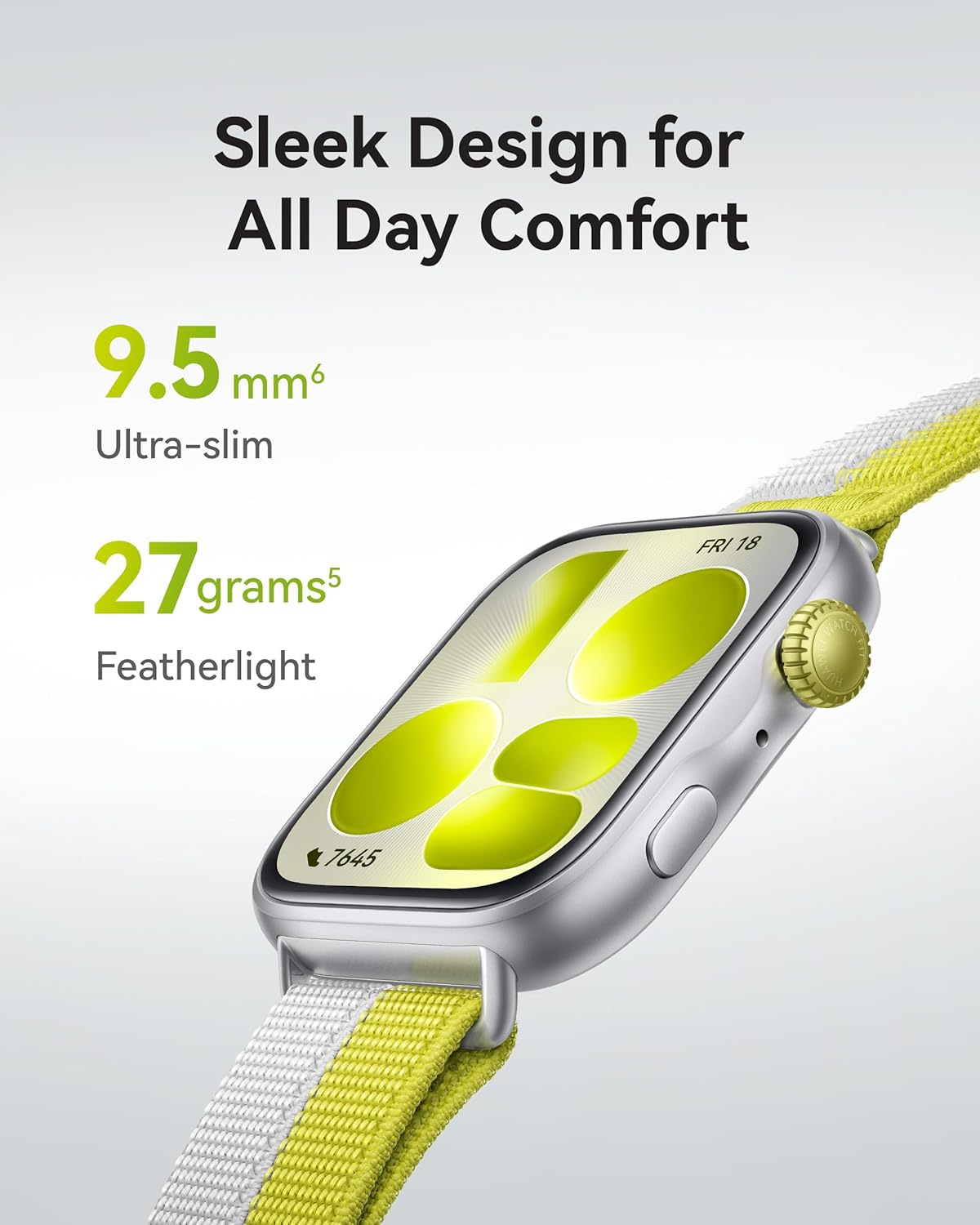 Detalle 2 de Huawei Watch Fit 5 Smart Watch: 1.82" AMOLED, NFC, GPS and 10‑Day Battery
