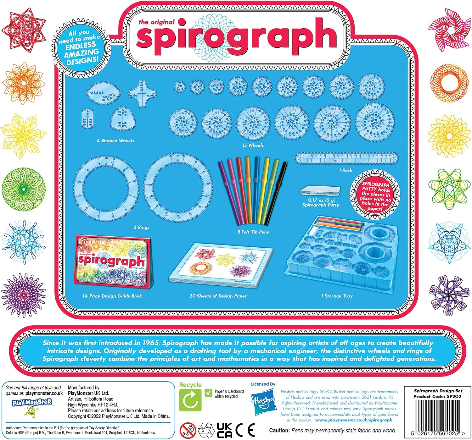 Detalle de Spirograph Original Set - Create Endless Designs for 8+