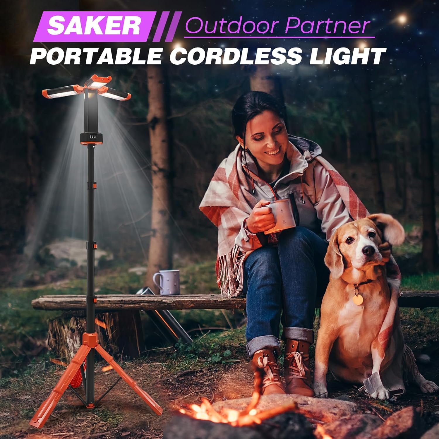 Thumbnail 2 de Saker Portable Work Light with Bracket LD10 800/3200 Lumen ⌁