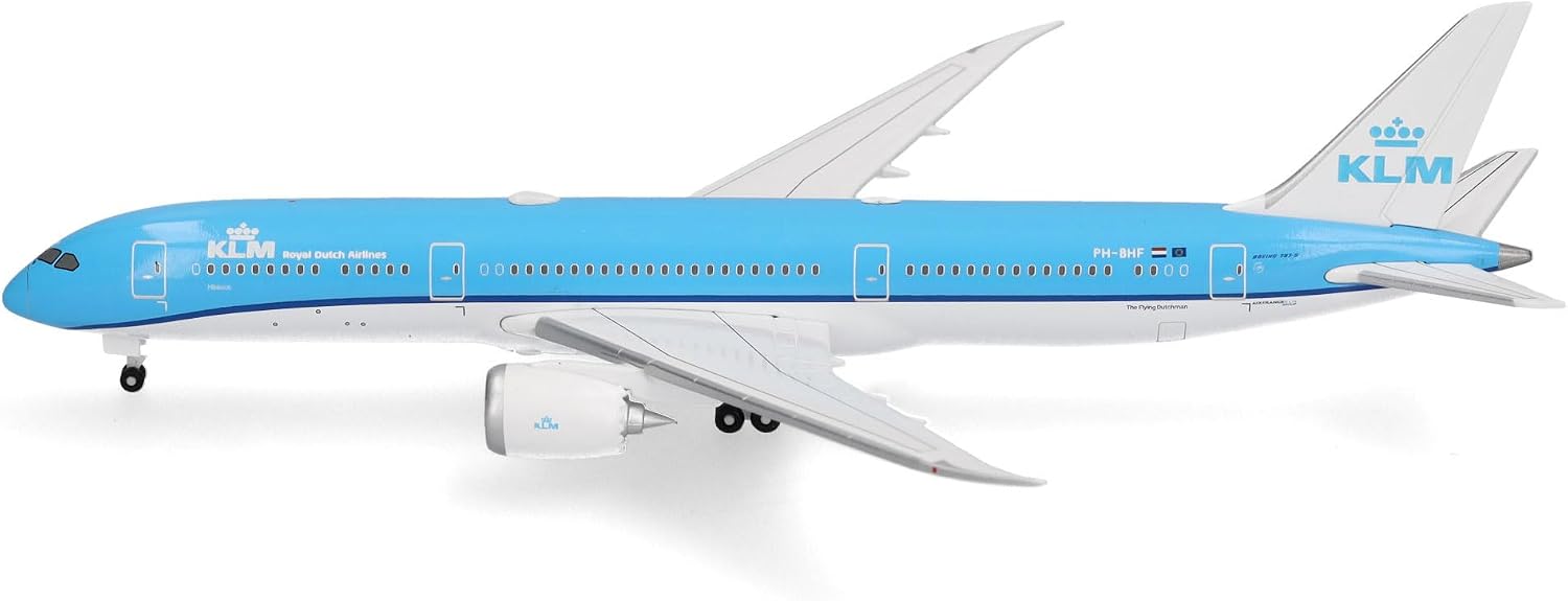 Detalle 2 de Herpa 528085-003 KLM Boeing 787-9 Dreamliner, metalowy model 1:500