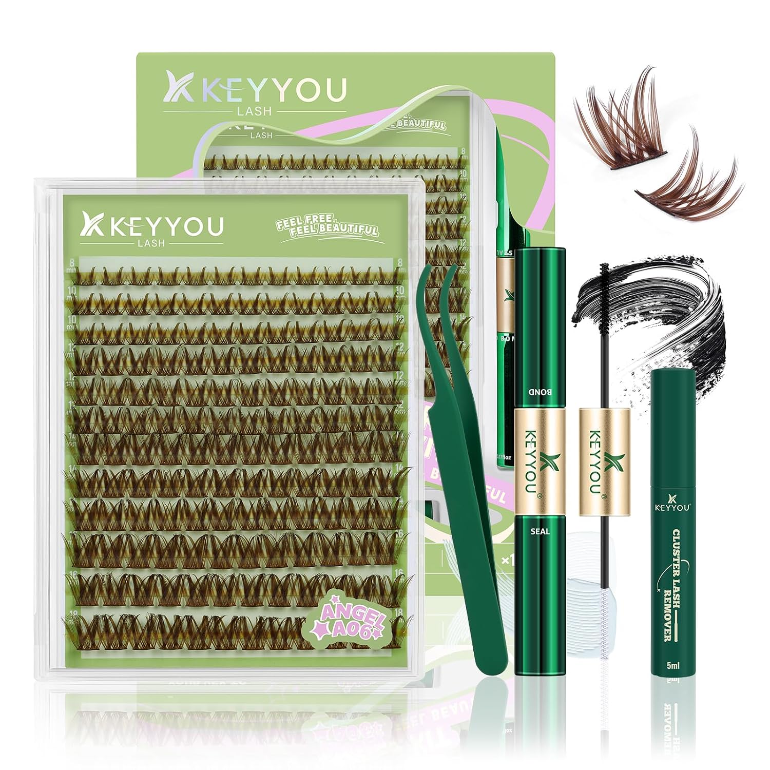 Thumbnail 6 de KEYYOU Lash Clusters 9-18MIX