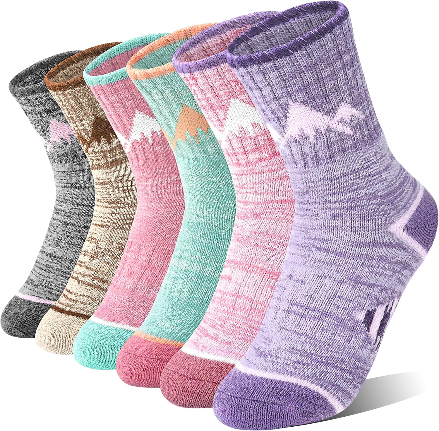 Thumbnail 6 de ANTSANG Kids Merino Wool Socks 6-Pack