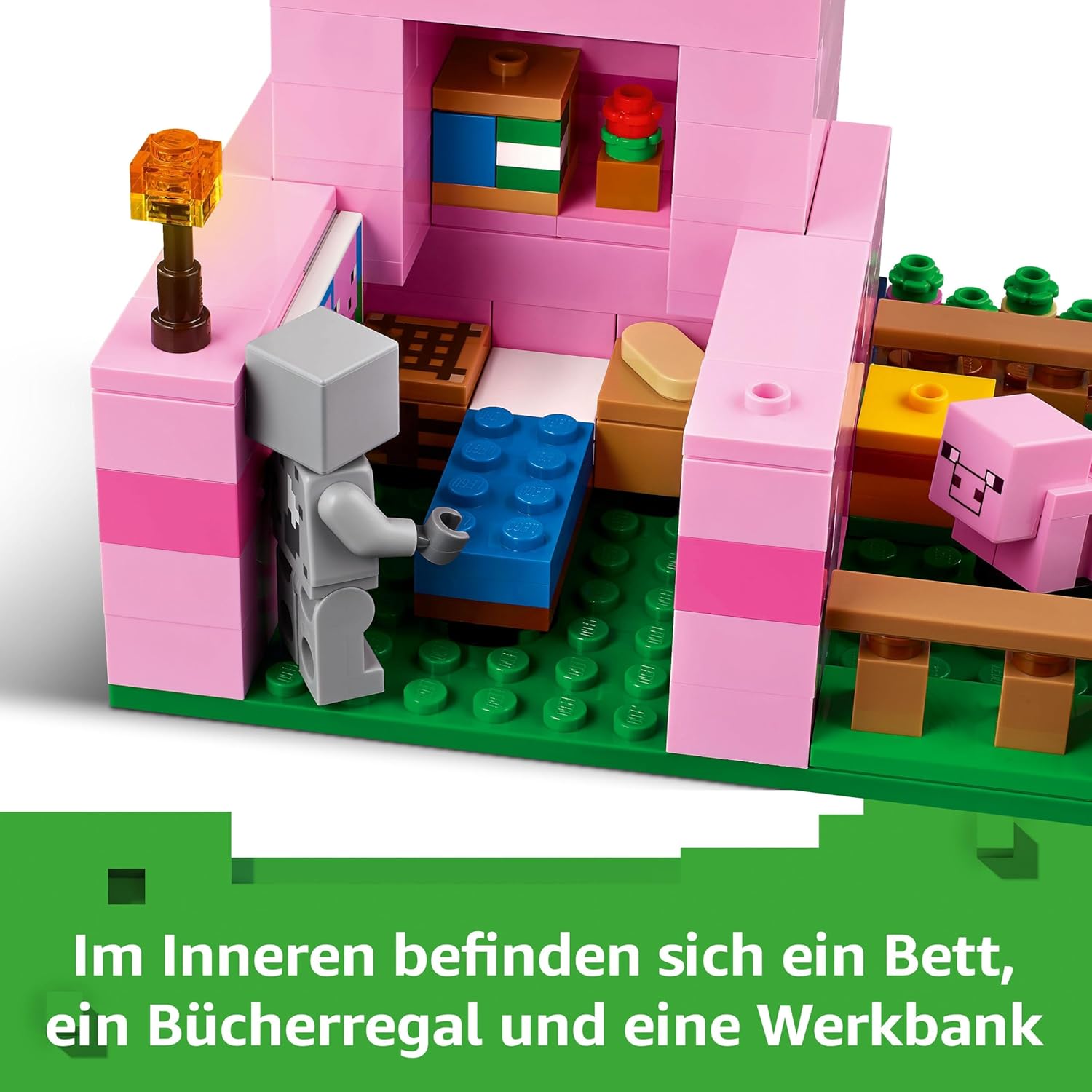 Thumbnail 2 de LEGO Minecraft Das Babyschwein-Haus (21268) – Interaktives Spielset für Minecraft-Fans ab 7 Jahren