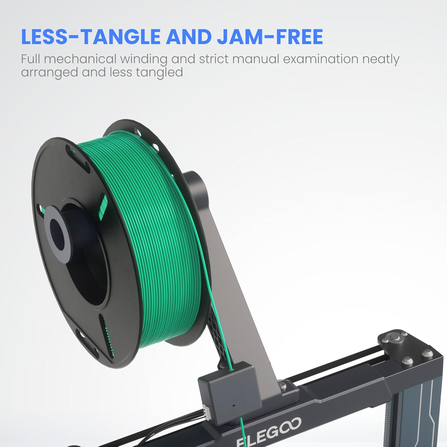 Detalle de ELEGOO 250g PLA Filament Bundle – 1.75mm, 8 Colour Pack