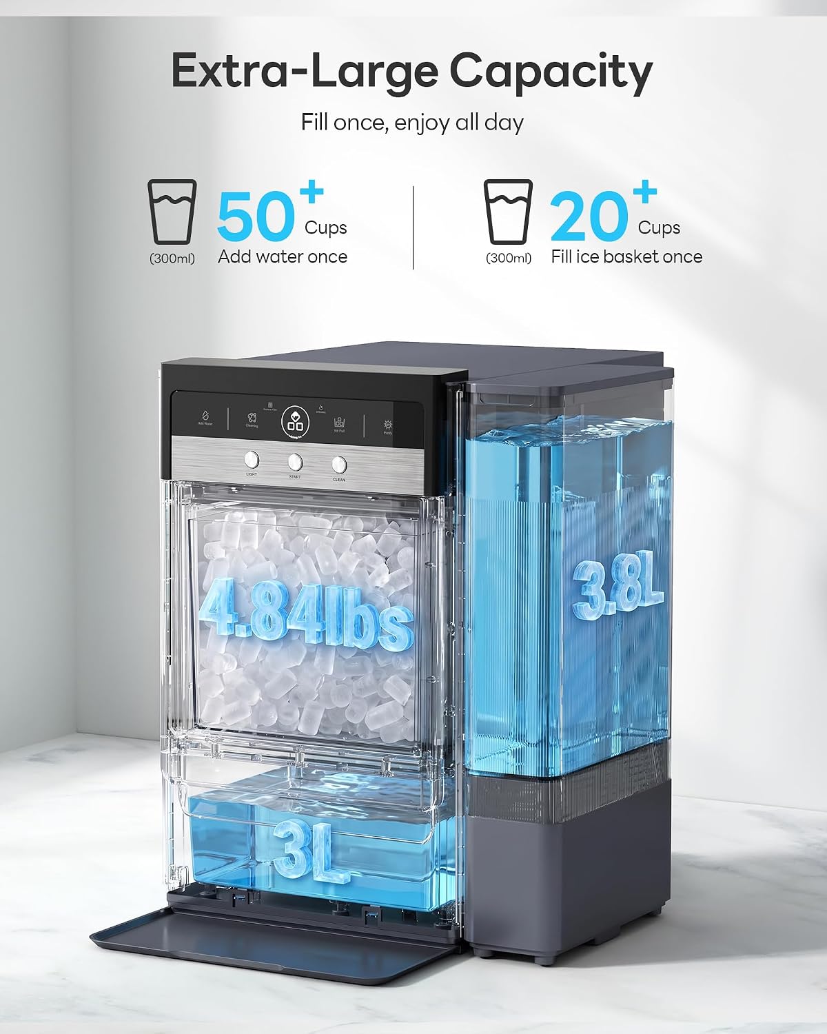 Thumbnail 6 de SenCre Nugget Ice Maker 60 lb Daily Output