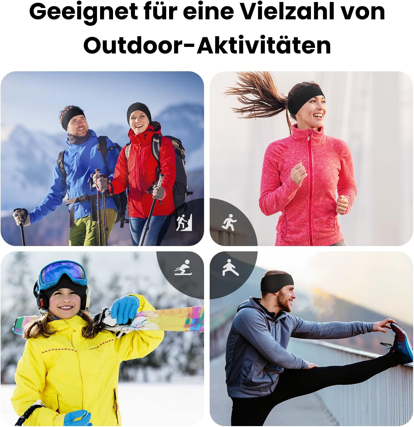 Thumbnail 5 de Ohrwärmer Stirnband für Joggen 🧣