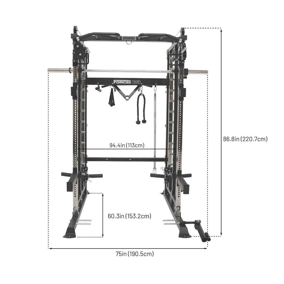 Thumbnail 3 de Force Usa G3‑V2 Multiestación de fuerza 💪