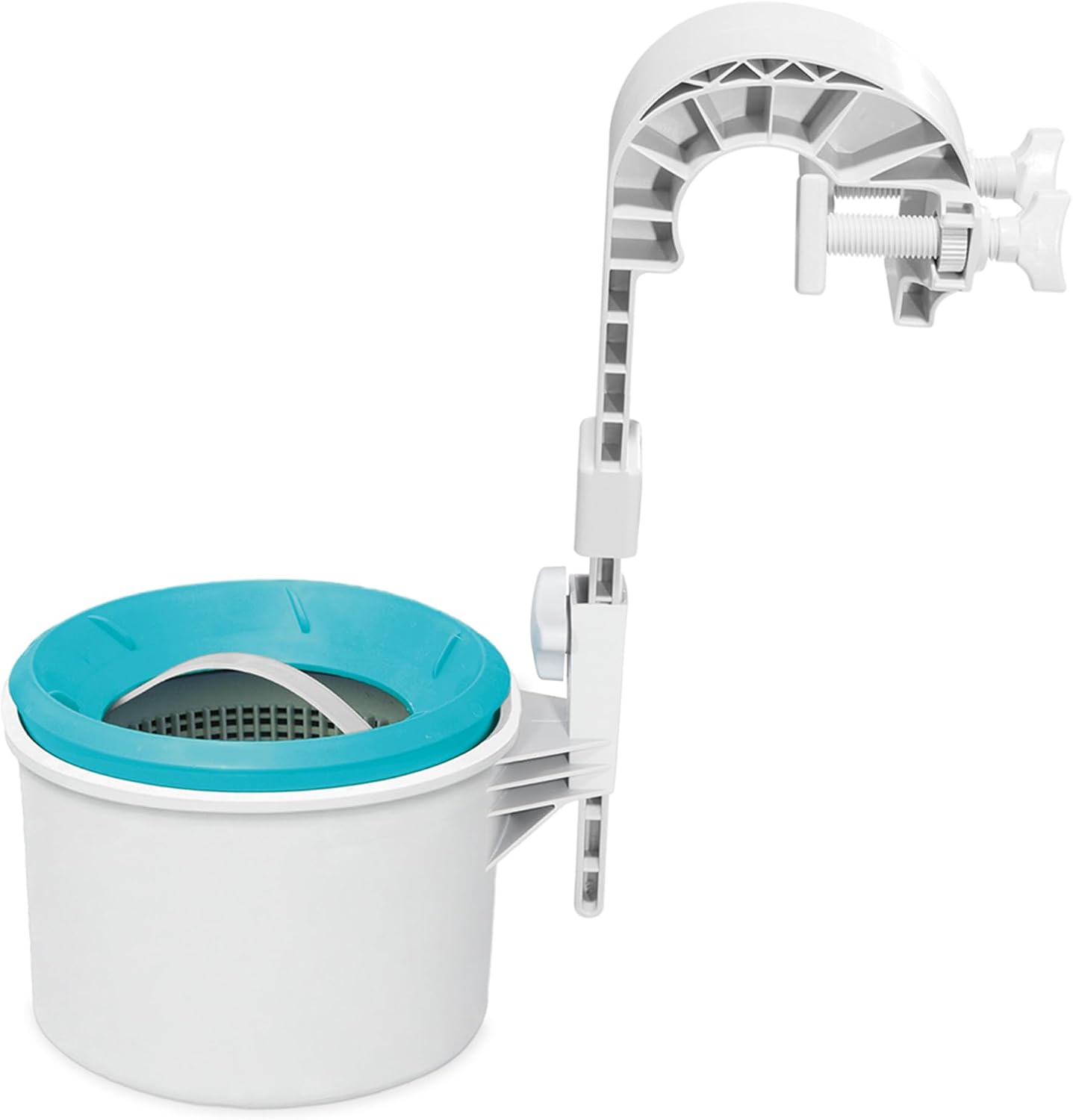 Detalle de Intex Deluxe Oberflächenskimmer 28000E – Wandmontage, Grau, 20.96 x 24.13 x 33.02 cm
