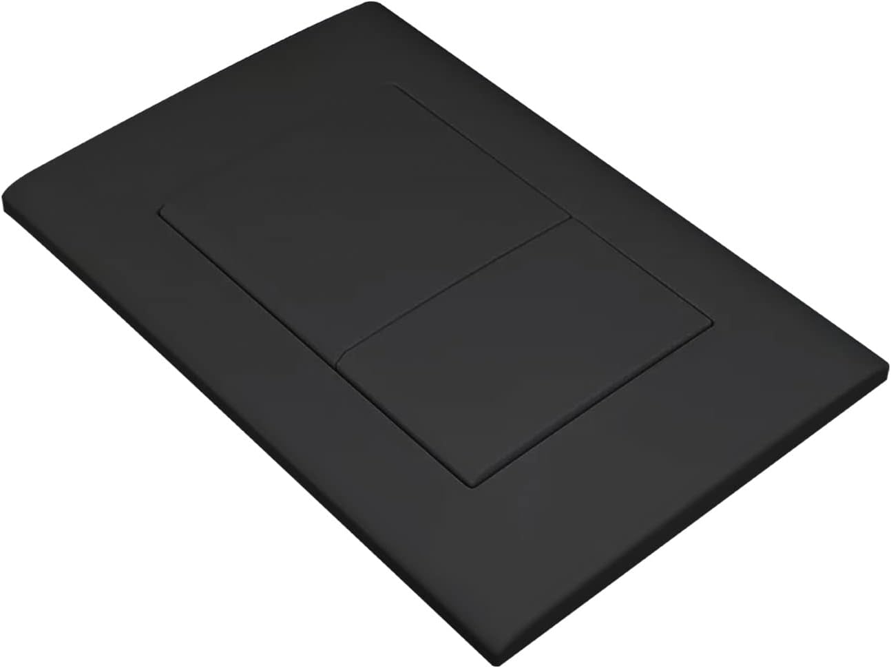 Thumbnail 1 de Wunderbad Drückerplatte Schwarz Matt 2-Mengen