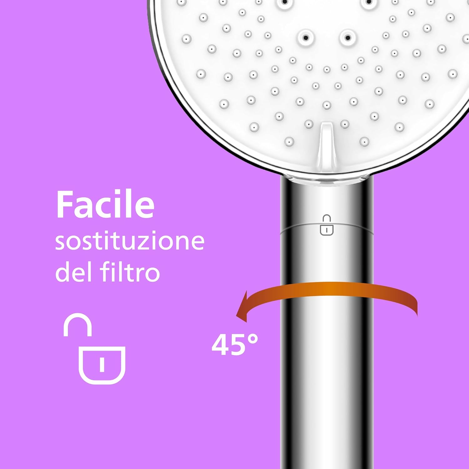 Thumbnail 2 de Philips Soffione doccia con filtro 1 mese