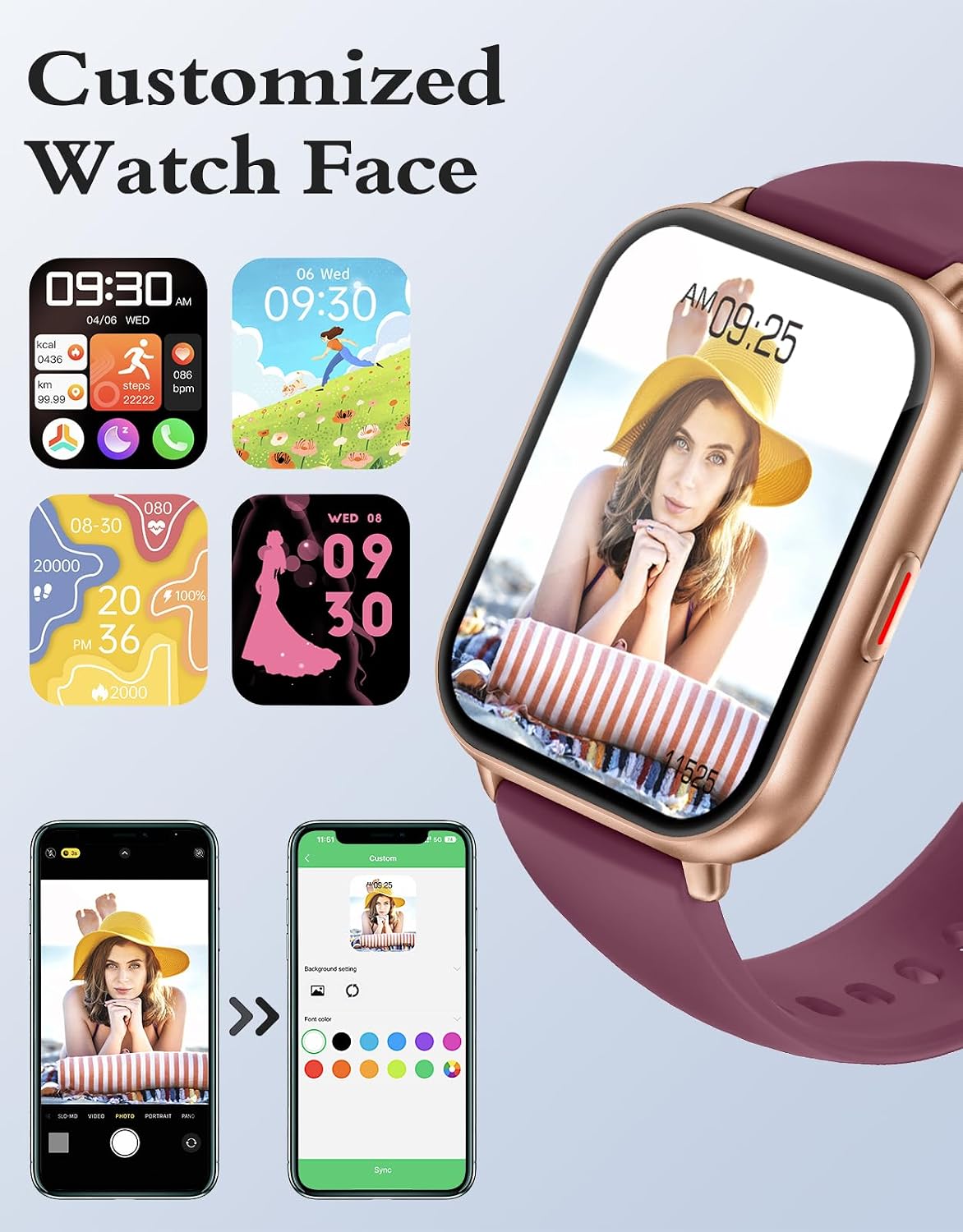 Thumbnail 5 de RUIMEN Smart Watch with SpO2 monitor