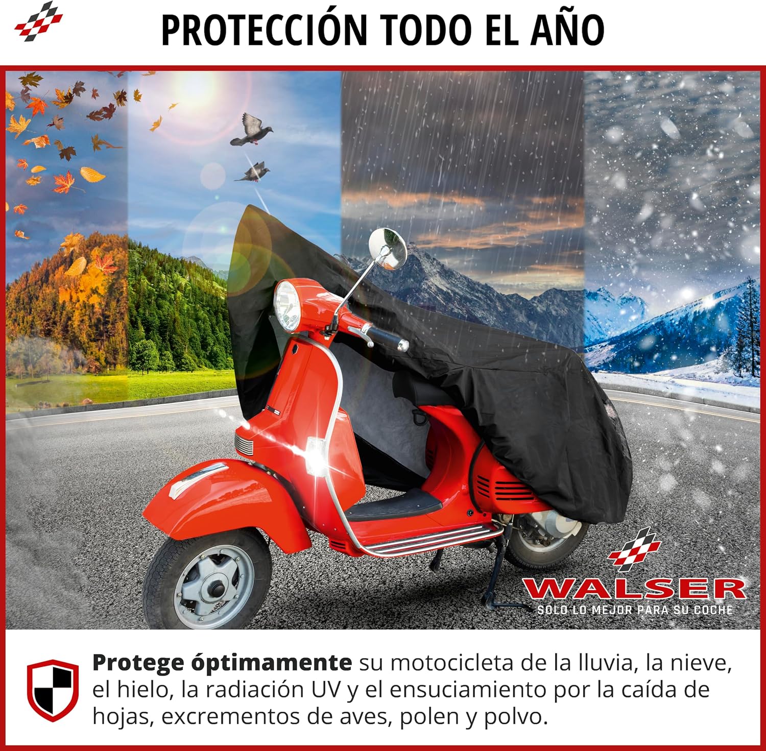 Detalle 2 de WALSER Lona Moto S 185x90x110 cm