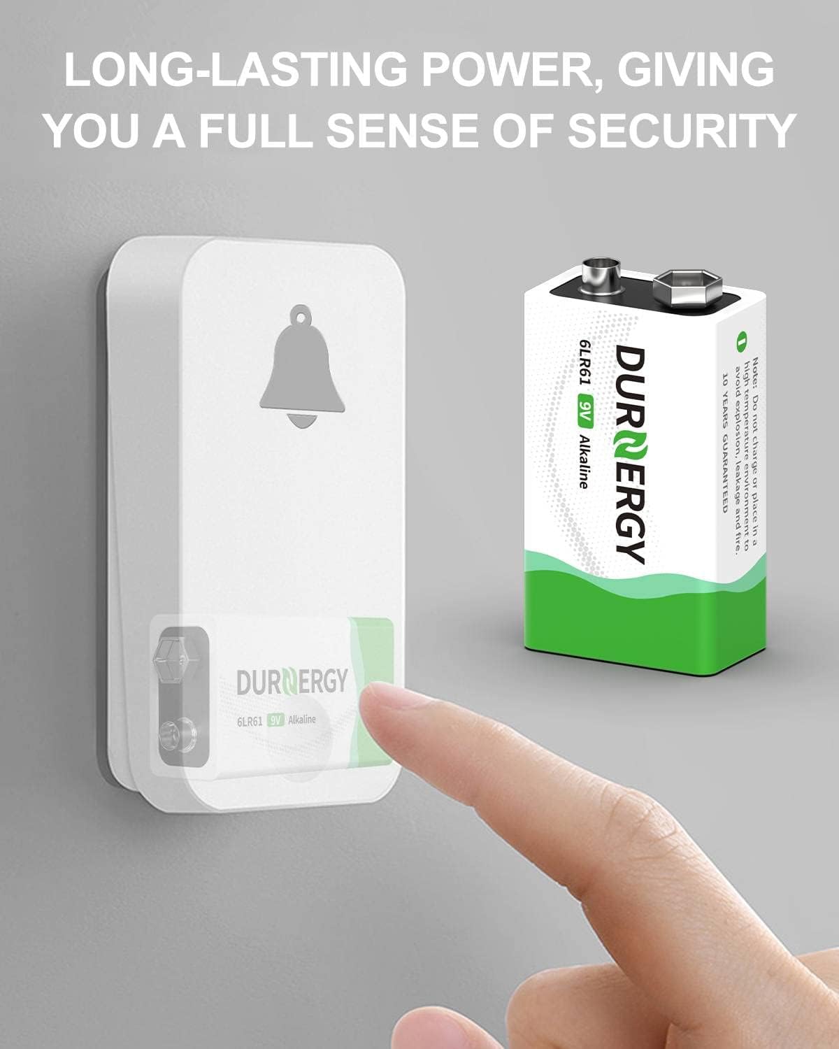 Thumbnail 3 de DURNERGY 9V Batteries 8-Pack ⚡