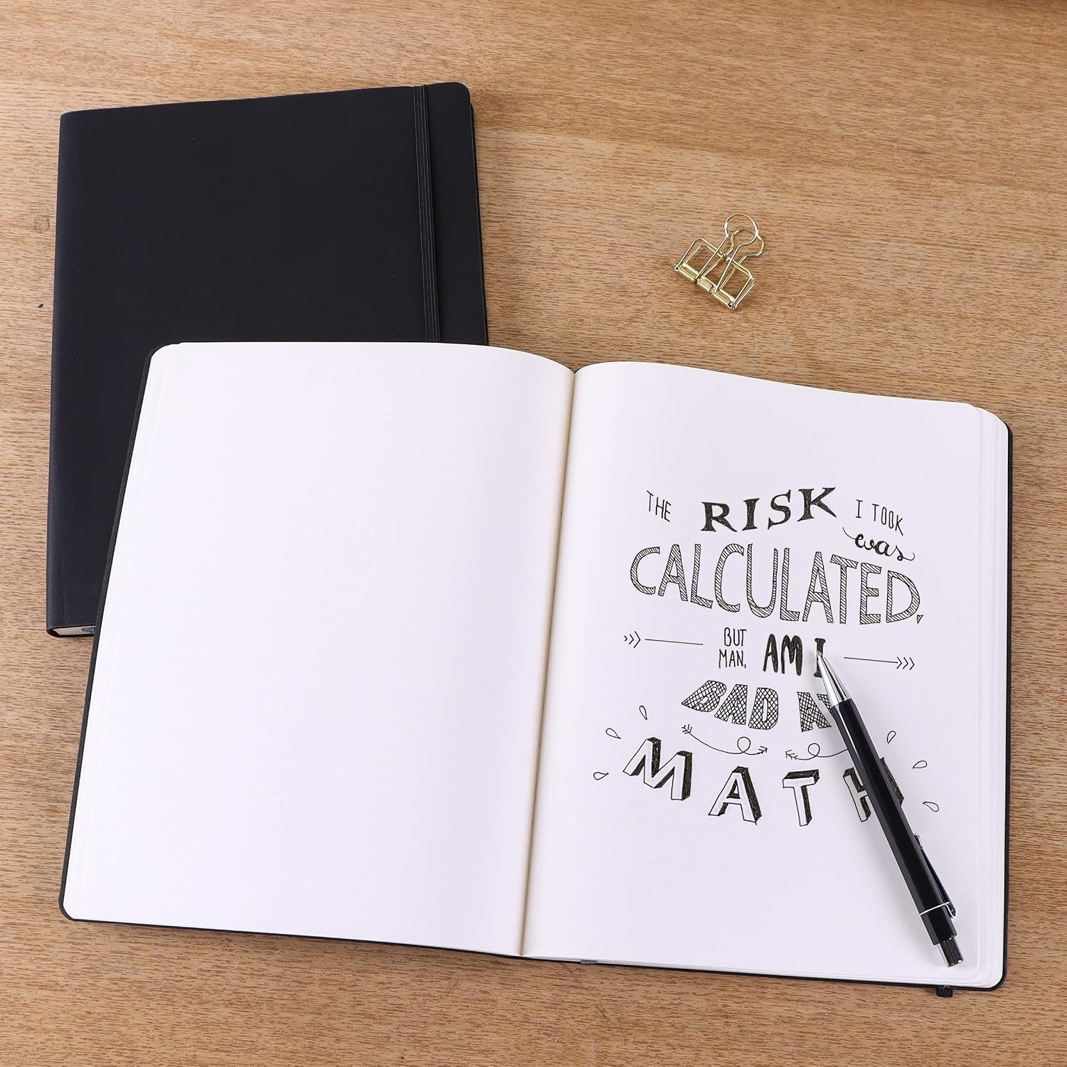 Thumbnail 5 de Amazon Basics Carnet vierge souple 25 x 20 cm đź“’