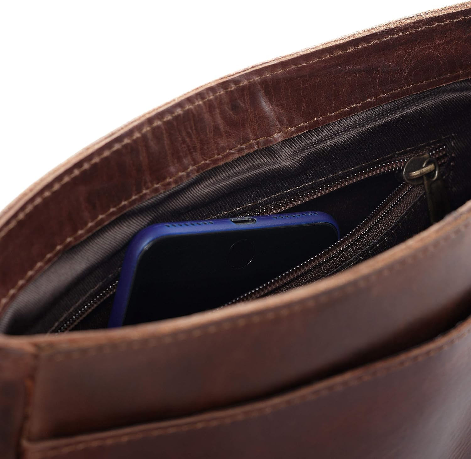 Detalle 2 de SID & VAIN Yale Medium Shoulder & Cross-Body Leather Bag