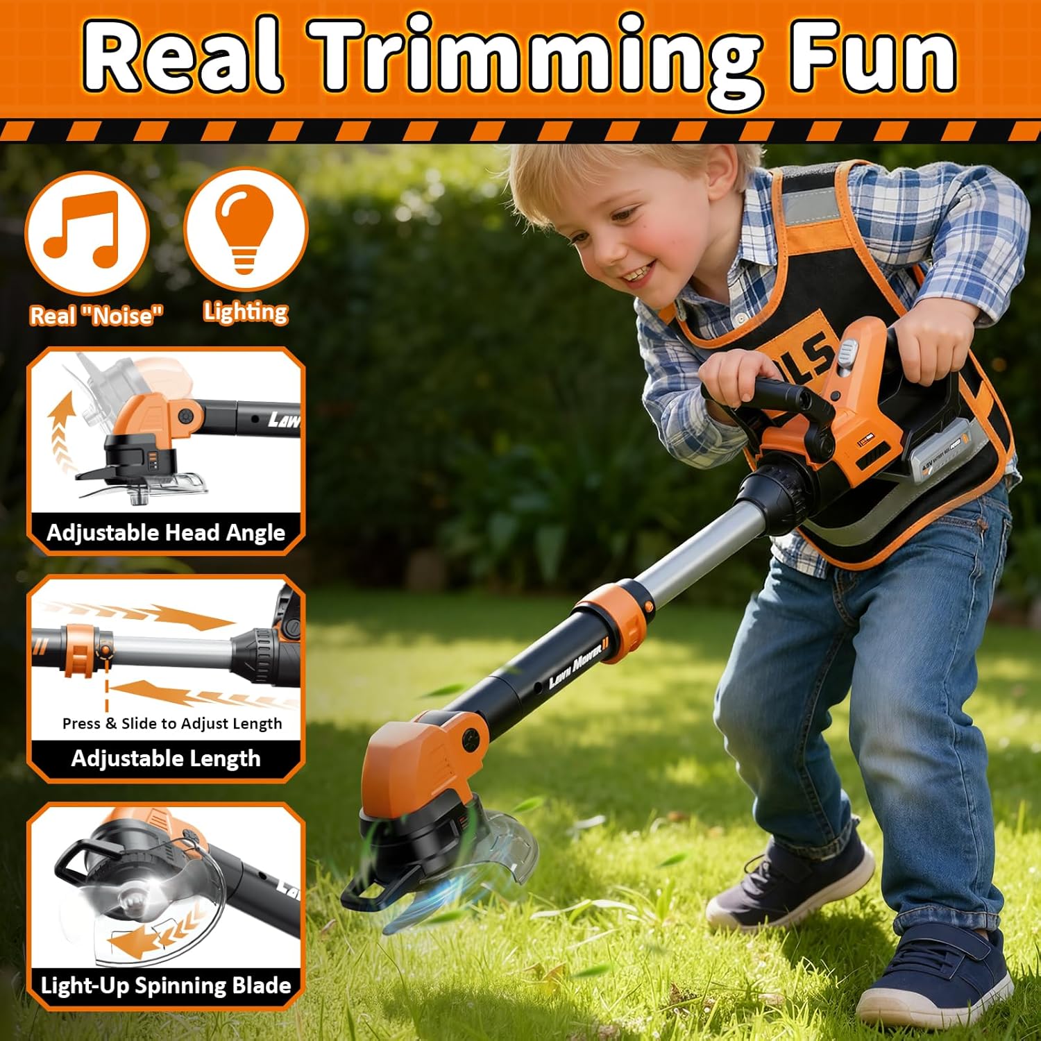 Thumbnail 2 de KidBloom 2 in 1 Werkzeug Rasenmäher ab 3 Jahre