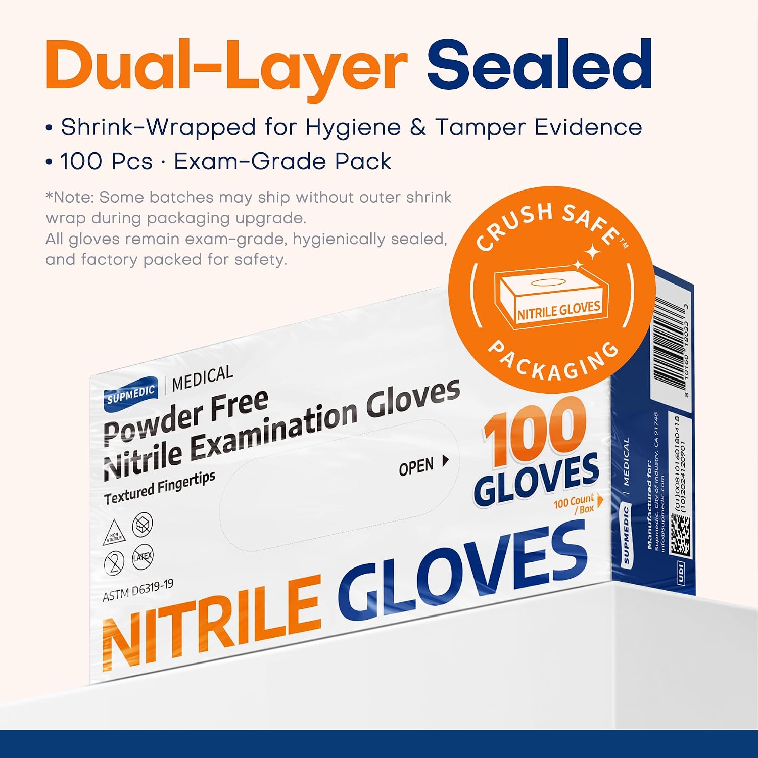 Thumbnail 4 de Supmedic Medical Soft Max™ 1000 Nitrile Gloves